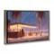 Stupell Industries Evening Beach Bar Floater Framed Canvas Wall Art Design by Noah Bay